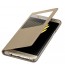 Husa S-View Standing Cover pentru Samsung Galaxy Note7, Gold